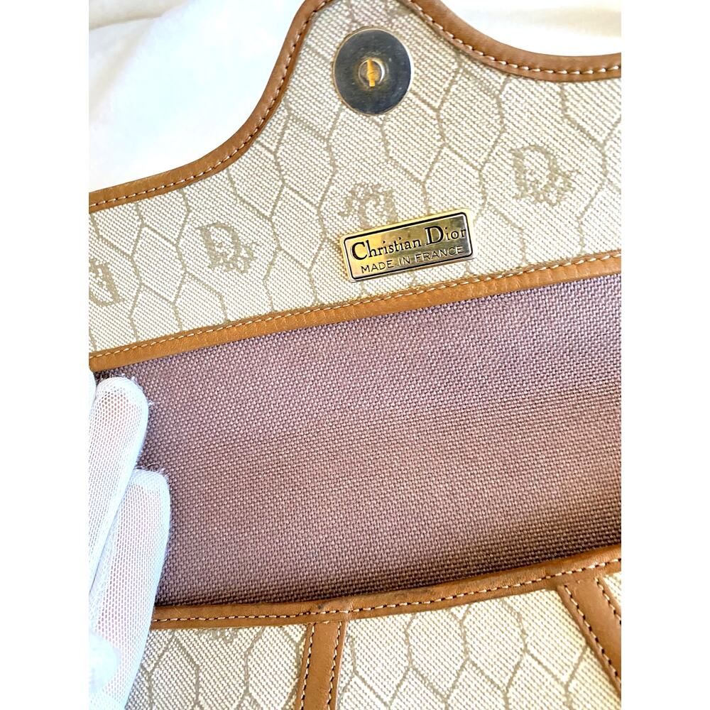 Vintage Christian Dior Monogram Crossbody Bag - Picture 11 of 16
